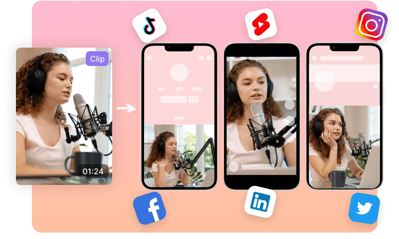 AI Powered Video Short Maker, Automatic Post Scheduling, SAAS Platform
